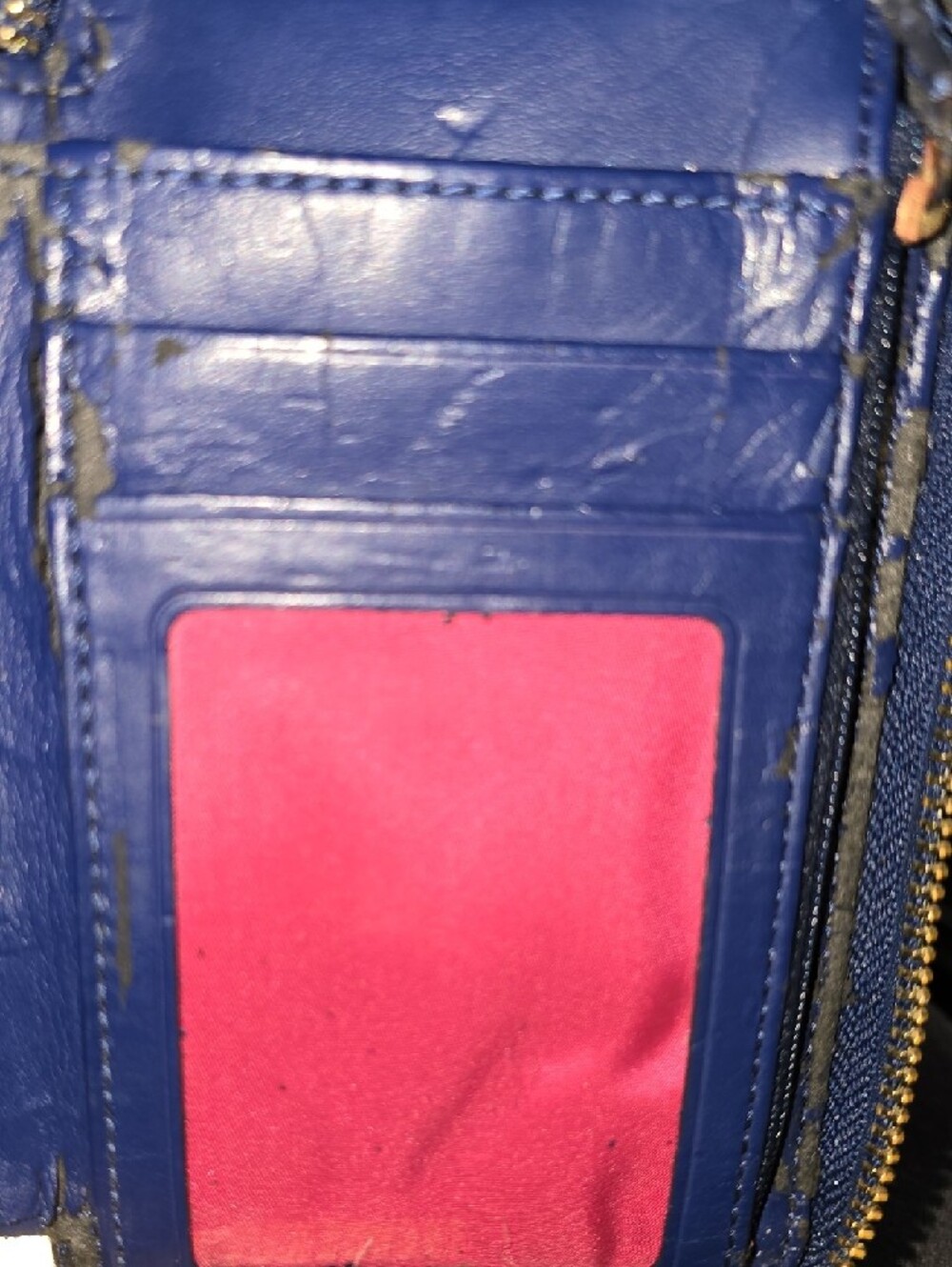 Coach 'Project' Navy Wristlet with Multicolor Script Hearts - Picture 11 of 15